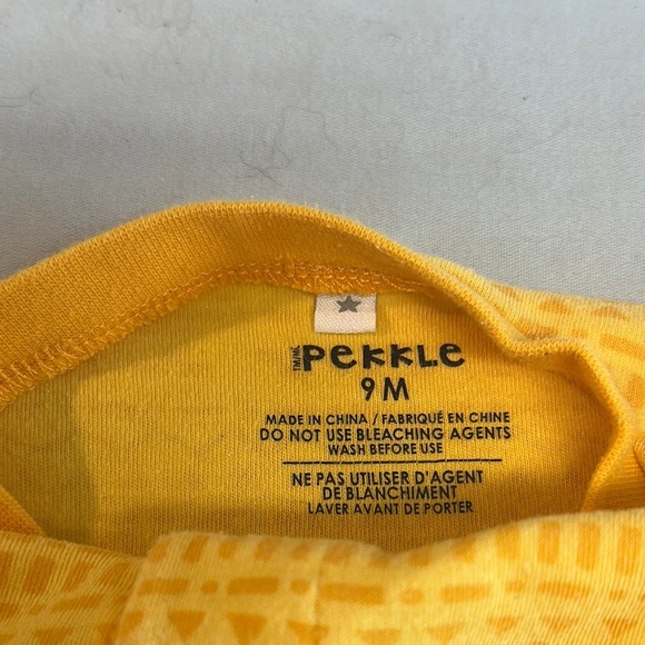 Pekkle Yellow One Piece Footie Sleeper - Picture 2 of 4